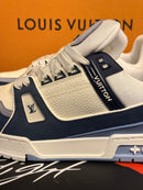 Tênis Louis Vuitton LV Trainer Triple Blue - Pronta Entrega