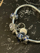 Bracelete Pandora Prata com Berloques - Pronta Entrega