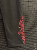 Calça Moletom Ed Hardy Dragon Black Red - Pronta Entrega