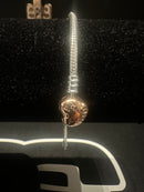 Bracelete Pandora Moments com Fecho De Coracao Rose - Pronta Entrega