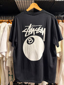Camiseta STUSSY Bola 8 Preta - Pronta Entrega