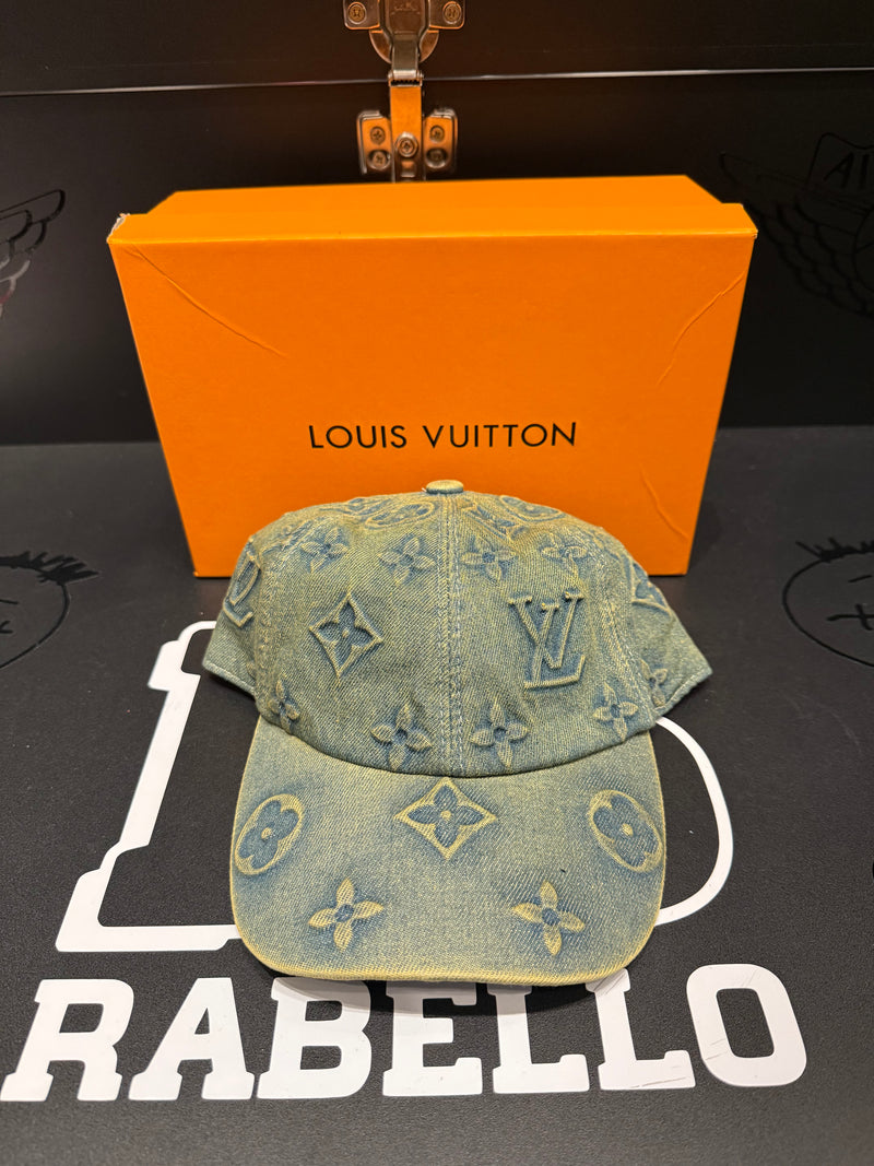 Boné Louis Vuitton Logo Destonado Com Box - Pronta Entrega