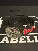 Cinto Chrome Hearts 100 CM Couro Belt Red - Pronta Entrega