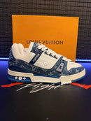 Tênis Louis Vuitton LV Trainer Blue Monogram - Pronta Entrega