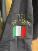 Jaqueta Supreme Pullover Half Zip Milano Preta - Pronta Entrega