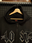 Jaqueta Moletom Lost Intricacy Skull Cravejada - Pronta Entrega