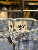 Calça Gallery Dept. Jeans Flare Clara com Respingos de Tinta - Pronta Entrega