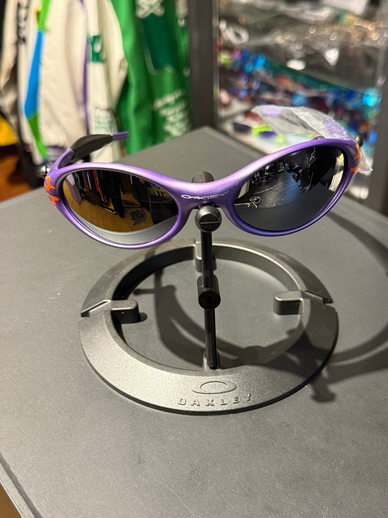 Óculos Oakley Eye Jacket Lilac Lente Espelhada Prata  - Pronta Entrega