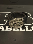 Cinto Chrome Hearts 100 CM Couro MultiLogo - Pronta Entrega