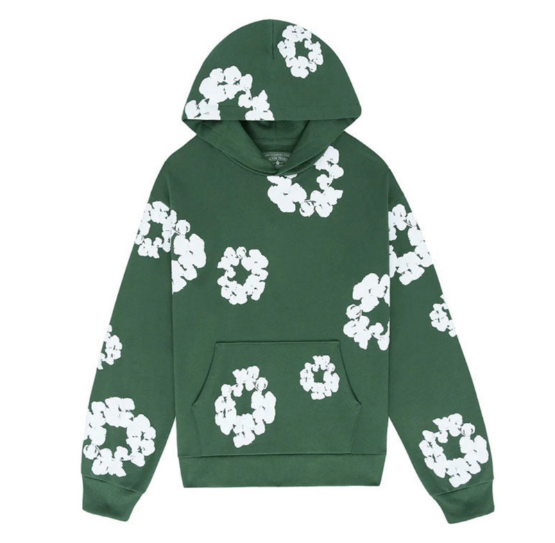 Conjunto Moletom Denim Tears The Cotton Wreath Green - Pronta Entrega