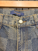 Calça Louis Vuitton Jeans Damier Monogram - Pronta Entrega