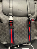 Bolsa Gucci Leather Backpack Black  - Pronta Entrega
