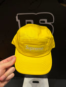 Boné Supreme 5 Panel Washed Canvas Camp Amarelo - Pronta Entrega