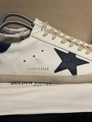 Tênis Golden Goose Super-Star White Blue Star - Pronta Entrega