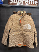 Jaqueta Gucci x The North Face Padded Jacket Beige/Ebony - Pronta Entrega
