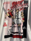 Camiseta ADIDAS STREET FOOTBALL Branca - Pronta Entrega