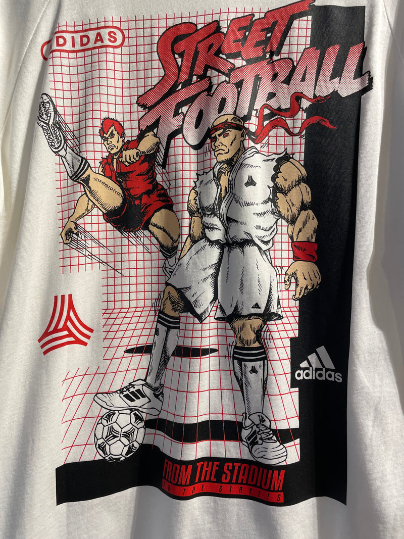 Camiseta ADIDAS STREET FOOTBALL Branca - Pronta Entrega