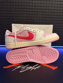 Tênis Nike Air Jordan 1 Low x Travis Scott "Sail Tropical Pink" - Pronta Entrega