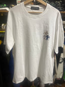 Camiseta Chrome Hearts Logo Multicolor Branca - Pronta Entrega