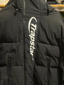 Jaqueta Puffer Trapstar “It’s a Secret” Black Logo White - Pronta Entrega