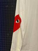 Camiseta Manga Longa Comme des Garçons White - Pronta Entrega