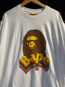 Camiseta BAPE ‘A Abathing Ape’ Color Head Ape - Pronta Entrega