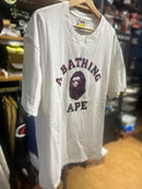 Camiseta BAPE A Bathing APE Purple Branca - Pronta Entregar