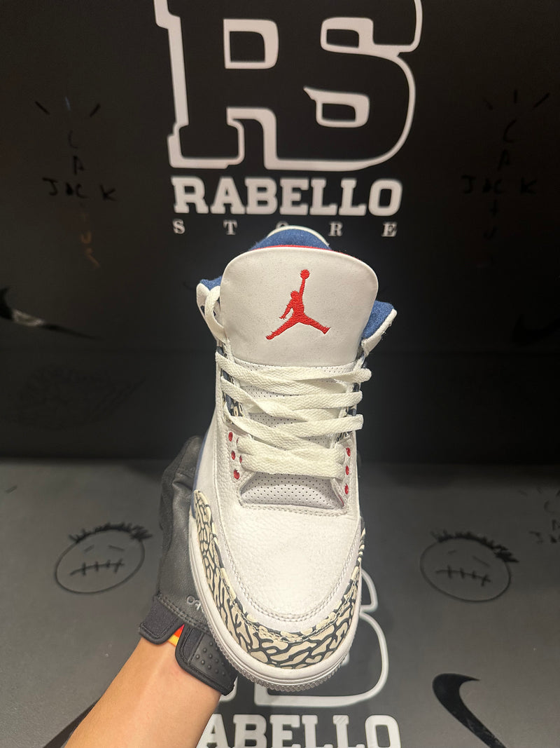 Tênis Nike Air Jordan 3 Retro True Blue OG - Pronta Entrega