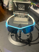 Óculos Oakley Flak 2.0 White Blue Beta Lente Azul - Pronta Entrega