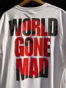 Camiseta BAPE ‘Abathing Ape’ World Gone Mad Branca - Pronta Entrega