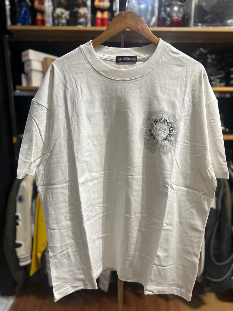 Camiseta Chrome Hearts Big Logo Branca - Pronta Entrega
