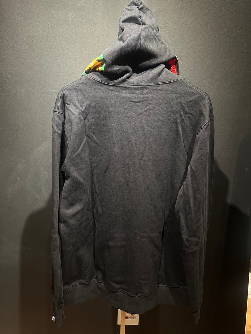Jaqueta Bape Shark Camo Black Full Zip - Pronta Entrega