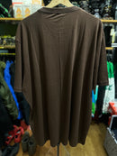 Camiseta Nike Tee Bordado Logo Marrom - Pronta Entrega