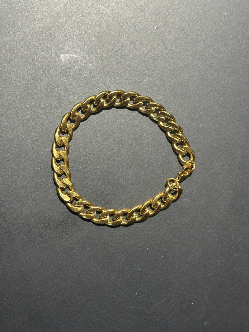 Pulseira Groumet Dourada Fecho Lagosta 20 CM - Pronta Entrega
