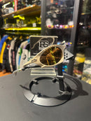 Óculos Oakley PLANTARIS Bege Lente Amarela - Pronta Entrega