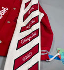 Jaqueta Off-White Varsity Chicago Bulls Red - Encomenda