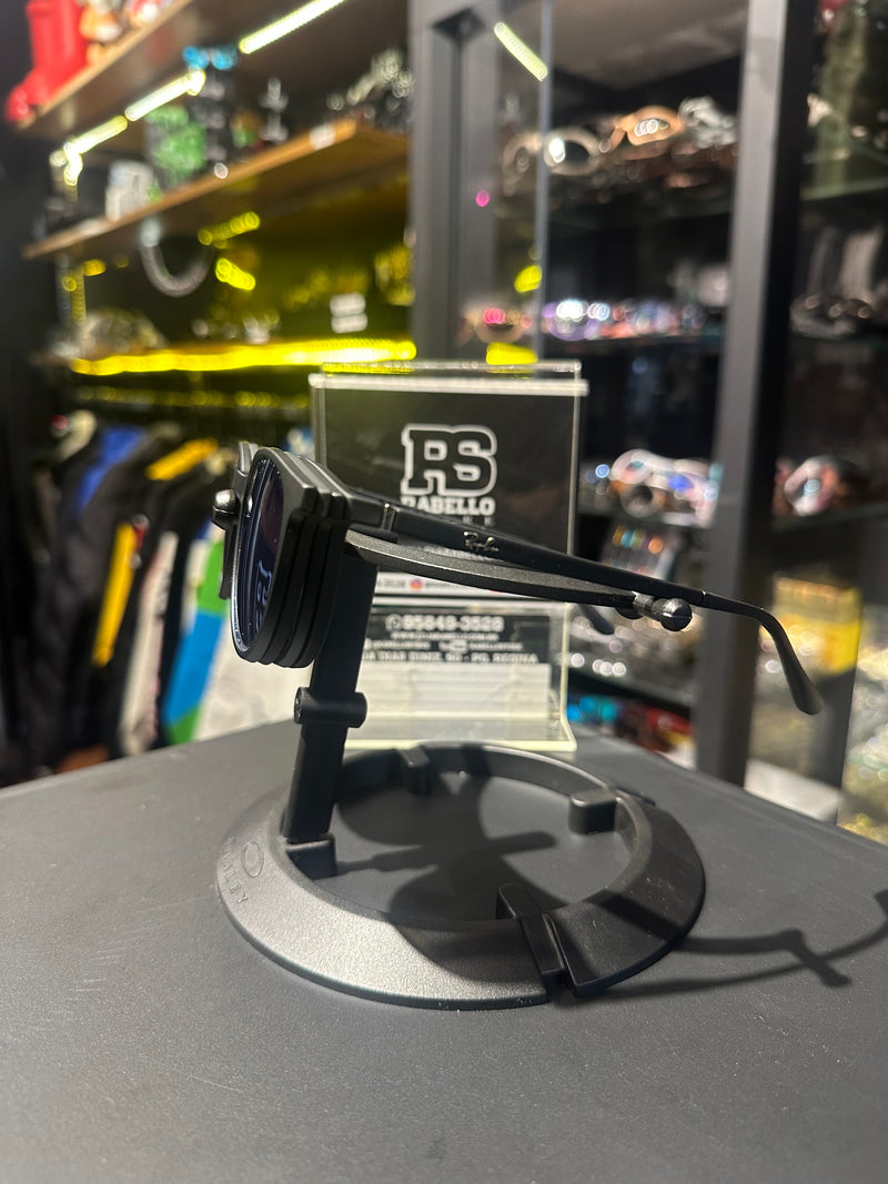 Óculos Rayban Redondo Armação Preto Clip On Multi Cores - Pronta Entrega