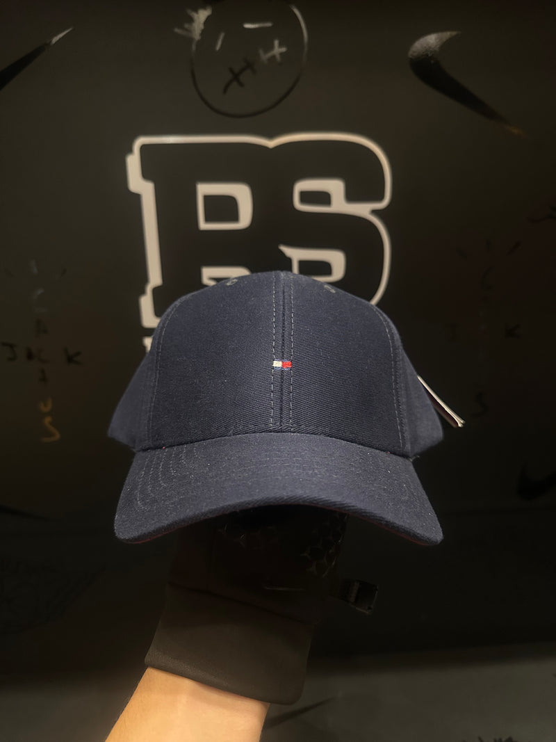 Boné Aba Curva Tommy Hilfiger Logo Pequeno Azul Escuro - Pronta Entrega