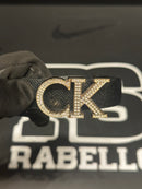 Cinto Feminino Calvin Klein Fivela Cravejada 100 CM  - Pronta Entrega