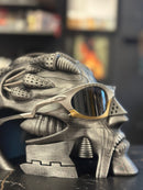 Óculos Oakley PLANTARIS Silver Brown Lente Preta - Pronta Entrega