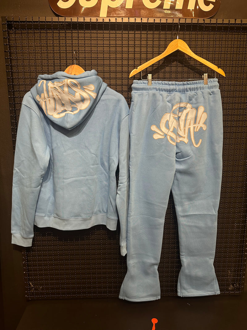 Conjunto Syna Moletom “Forgives Me” Blue - Pronta Entrega