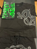 Conjunto Syna Camiseta + Short Black - Pronta Entrega