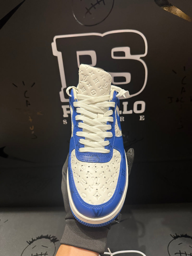 Tênis Nike Air Force 1 Low X Louis Vuitton Blue - Pronta Entrega