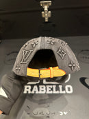 Boné Louis Vuitton Jeans Escuro Aba Curva - Pronta Entrega