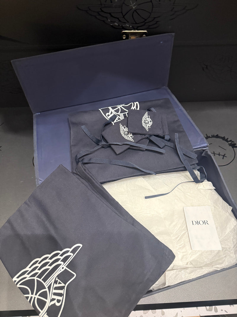 Tênis Nike Air Jordan 1 Low X Dior Grey - Pronta Entrega