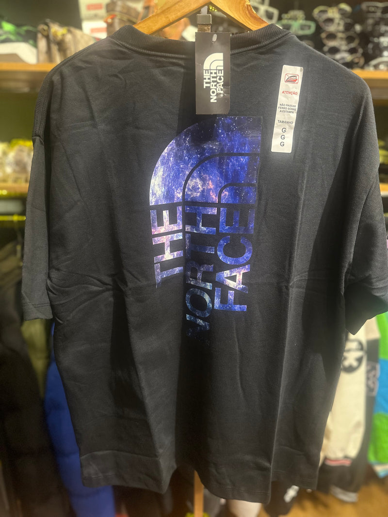 Camiseta The North Face Universe Preta Oversize - Pronta Entrega