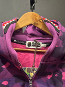 Jaqueta Bape Shark Camo Pink Dual Hoodie Full Zip - Pronta Entrega