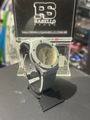 Relógio Hublot Silver Fundo Yellow - Pronta Entrega