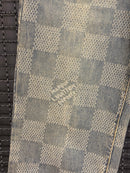 Calça Louis Vuitton Jeans Damier Monogram - Pronta Entrega