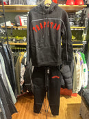 Conjunto Trapstar Retro Preto/Vermelho - Pronta Entrega